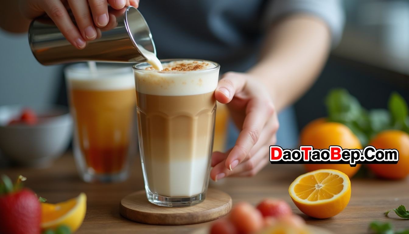 Hướng Dẫn Kỹ Thuật Pha Latte Chuẩn Vị Cho Quán