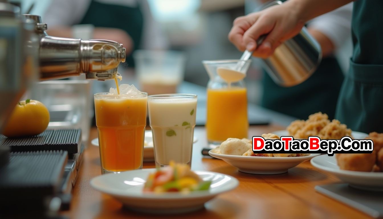 Hướng Dẫn Kỹ Thuật Pha Sinh Tố Xoài Chuẩn Vị Cho Quán
