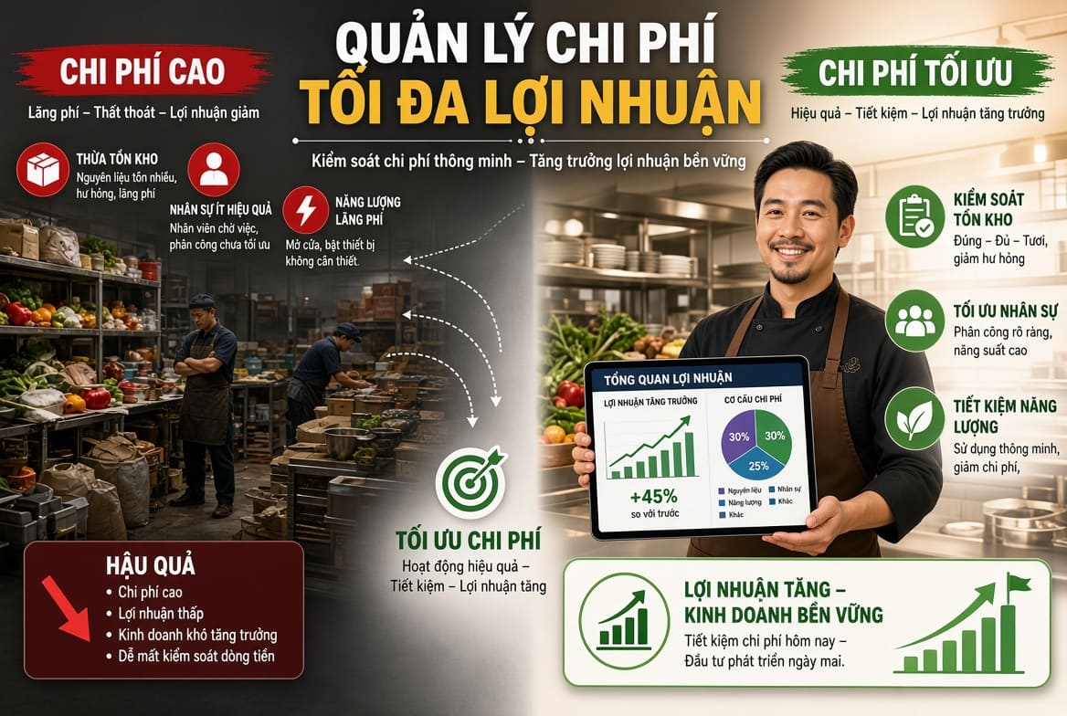 Cách Quản Lý Chi Phí (Cost) Trong Nhà Hàng Để Tối Đa Lợi Nhuận