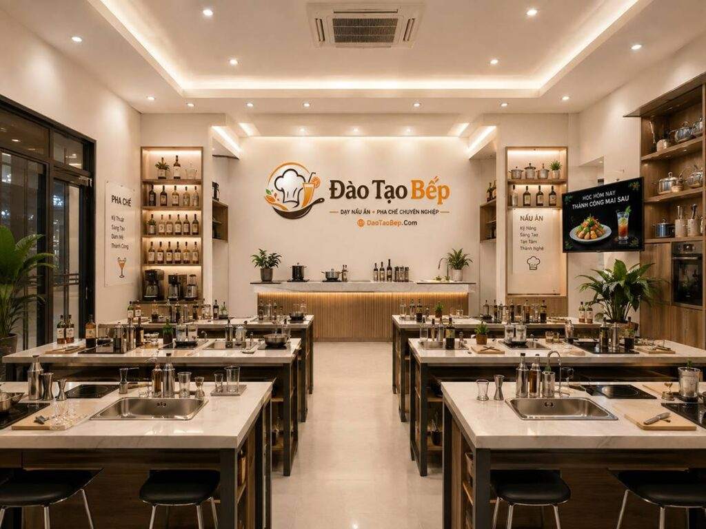 Trung Tâm Đào Tạo Bếp TPHCM | Dạy Pha Chế, Nấu Ăn, Làm Bánh Mở Quán Trung Tâm Đào Tạo Bếp TPHCM | Dạy Pha Chế, Nấu Ăn, Làm Bánh Mở Quán