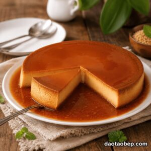 Khóa học công thức làm bánh Quesillo Canario: Bánh Flan kiểu Canary