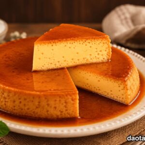 Khóa học công thức làm bánh Quesillo Canario: Bánh Flan kiểu Canary