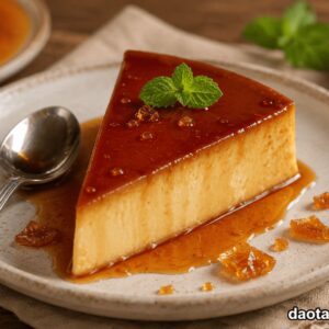 Khóa học công thức làm bánh Quesillo Canario: Bánh Flan kiểu Canary