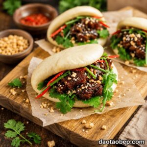 Khóa học làm bánh bao kẹp thịt Đài Loan để kinh doanh