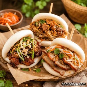Khóa học làm bánh bao kẹp thịt Đài Loan để kinh doanh
