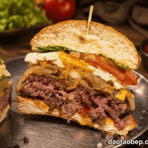 Khóa học làm burger phô mai để mở quán kinh doanh