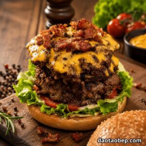 Khóa học làm burger phô mai để mở quán kinh doanh