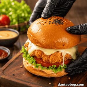 Khóa học làm burger phô mai để mở quán kinh doanh