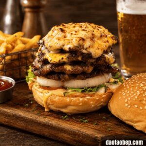 Khóa học làm burger phô mai để mở quán kinh doanh