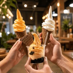 Khóa Học Làm Kem Phô Mai Hokkaido
