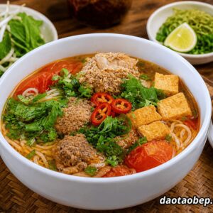 Khóa Học Nấu Bún Riêu Cua Chả Siêu Ngon Để Kinh Doanh