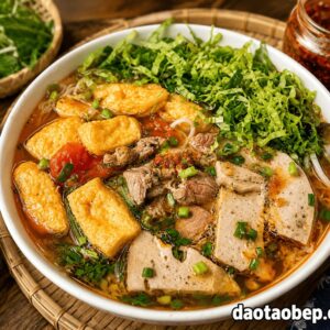 Khóa Học Nấu Bún Riêu Cua Chả Siêu Ngon Để Kinh Doanh