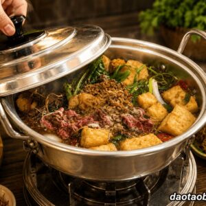 Khóa học nấu lẩu riêu của đồng ngon như ngoài quán