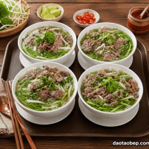 Khóa học nấu phở thìn ngon (phở tái lăn) để mở quán