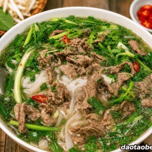 Khóa học nấu phở thìn ngon (phở tái lăn) để mở quán