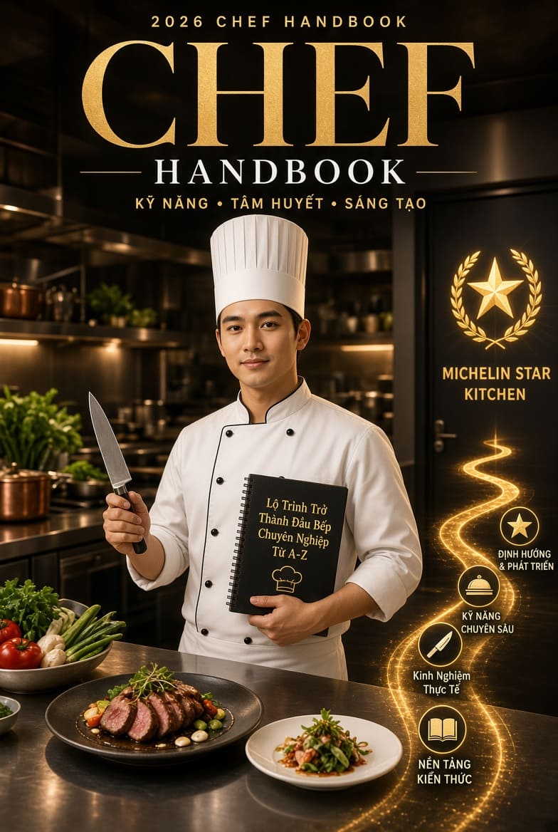 Lộ Trình Trở Thành Đầu Bếp Chuyên Nghiệp Từ A-Z (Cẩm Nang 2026)
