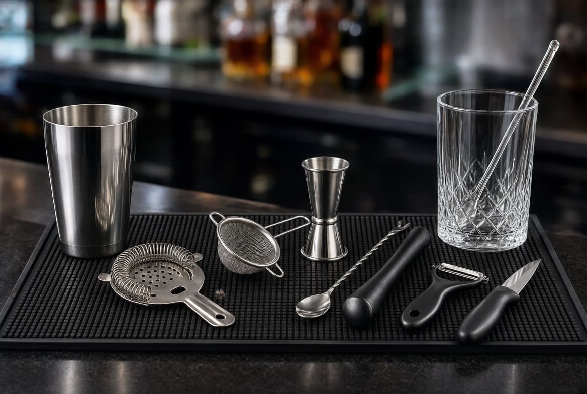 Nguyên Liệu Và Dụng Cụ Pha Chế Cơ Bản Của Một Bartender